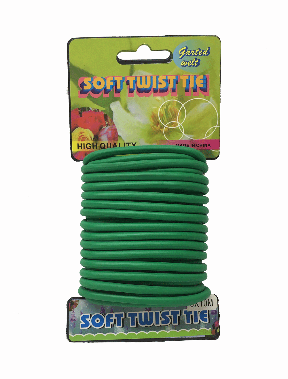 THE UM24 Soft Twist Ties – 32 FT (10M) Length Soft Rubber-Coated Multi Purpose Garden Flexible Tie Plant Wire